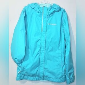 Columbia Turquoise Hooded Jacket
